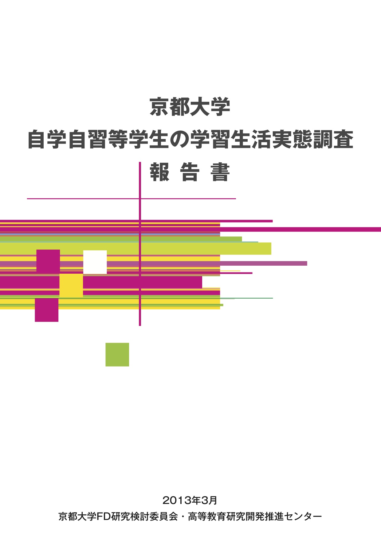 自学自習等学生の学習生活実態調査